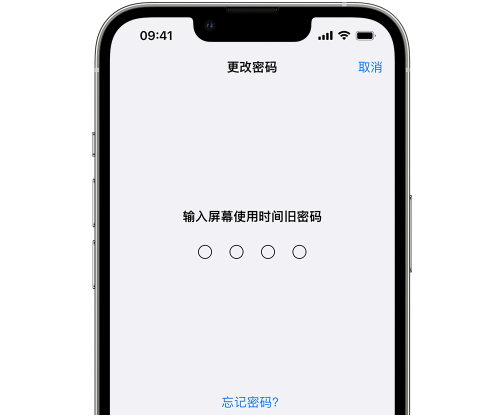 毕节iPhone屏幕维修分享iPhone屏幕使用时间密码忘记了怎么办 