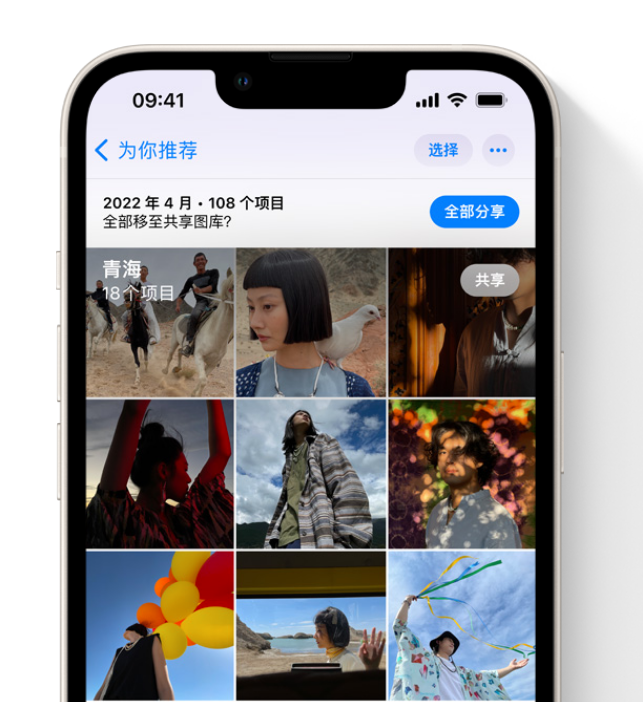 毕节苹果维修网点分享在 iPhone 上使用共享图库 